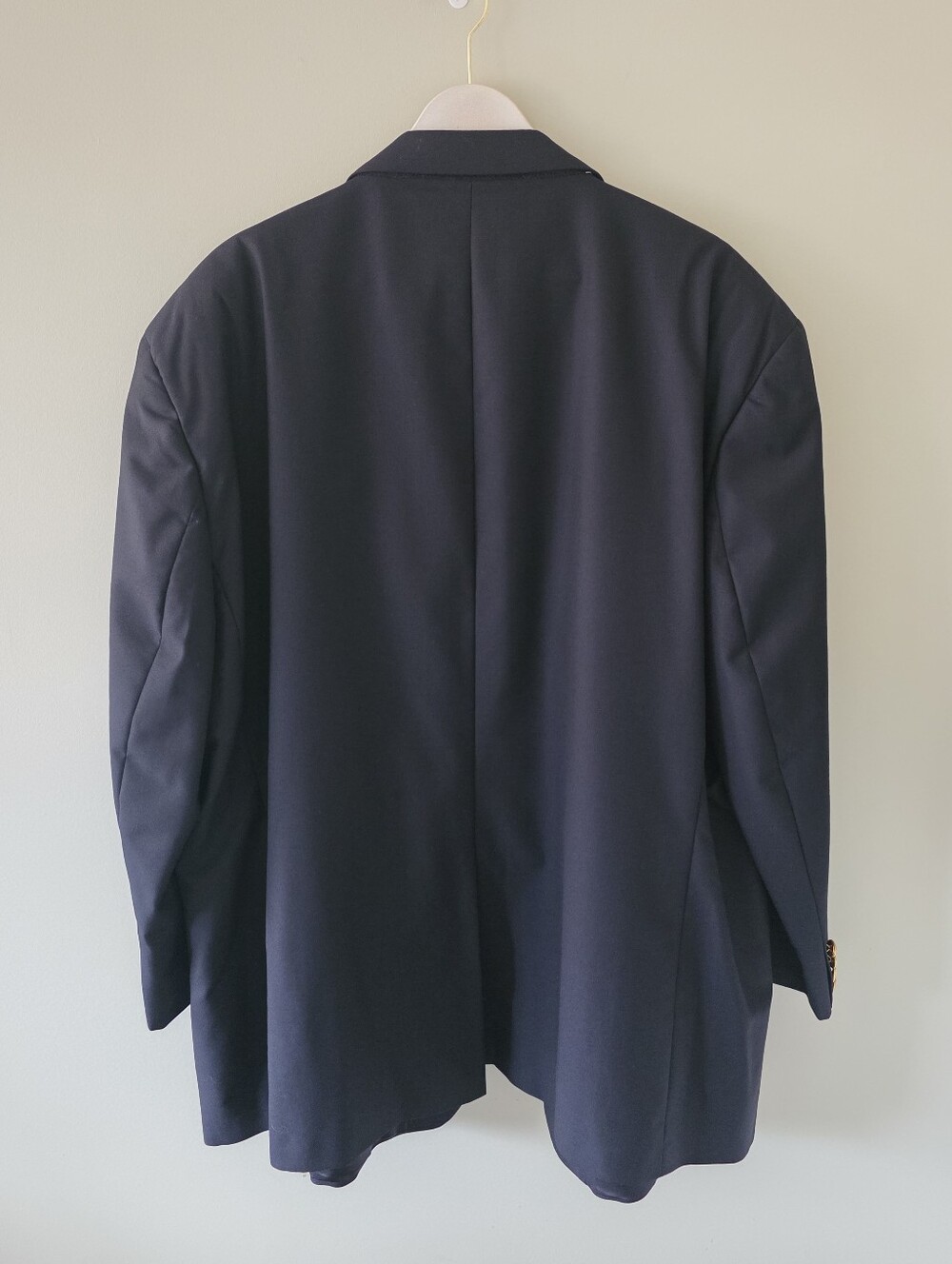 Brooks Brothers Loro Piana 56R Old Money Academia Formal Gold Button Wool Blazer - Picture 9 of 15